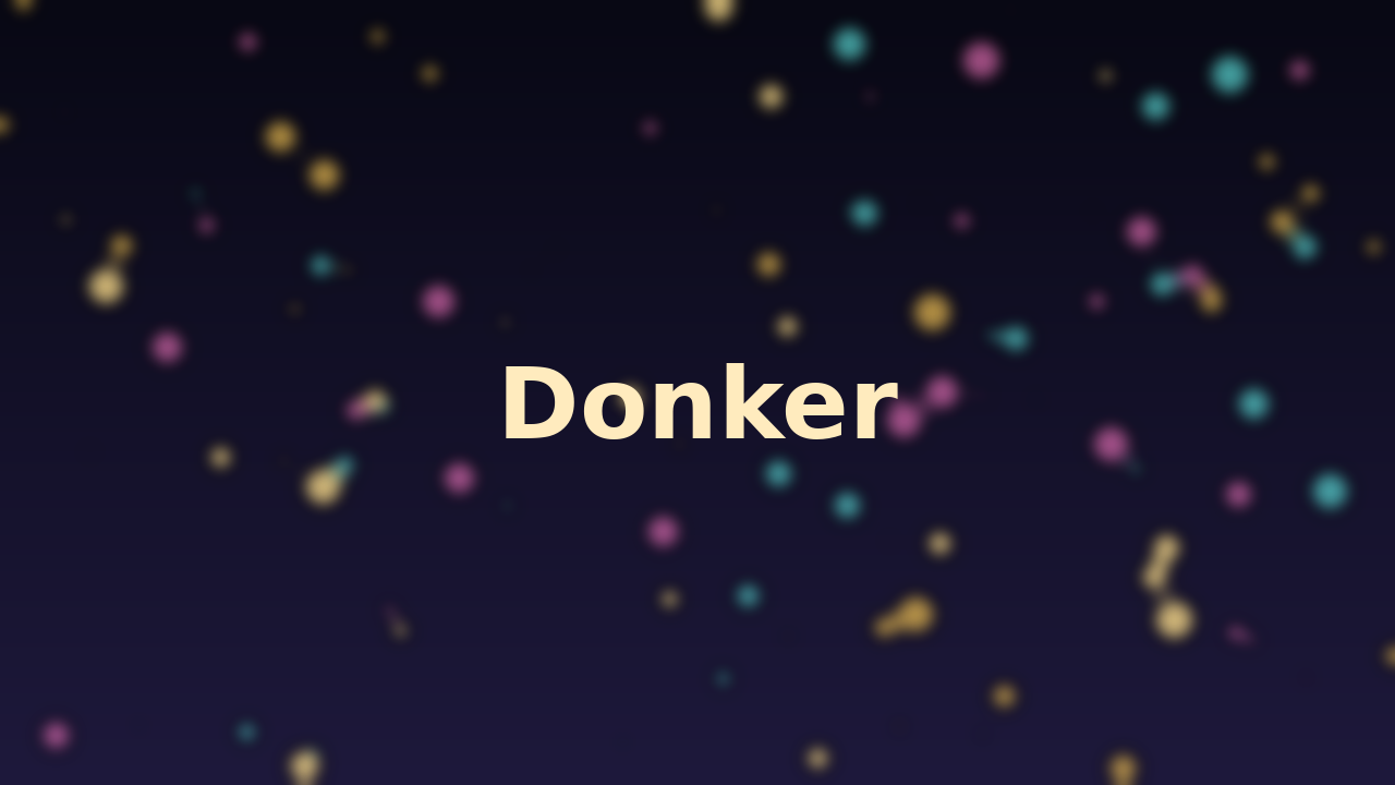 Voorbeeld: Donkere achtergrond